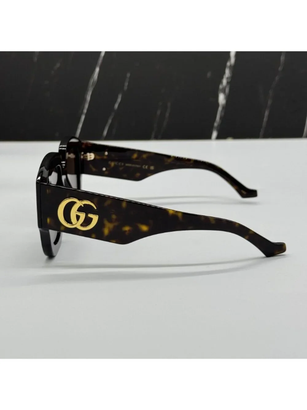 New Gucci GG1546S 002 Havana Brown Oversized Women Sunglasses